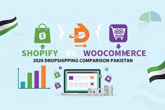 Shopify vs Daraz vs WooCommerce 2026: Best Platform for Dropshipping in Pakistan - QuackCart