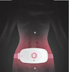 Heating waist belt for menstrual pain relief worn around lower abdomen