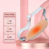 Menstrual pain relief heating waist belt with three-stage temperature adjustment, pink design