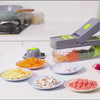 16-in-1 Multifunctional Vegetable Chopper & Slicer with Colander Basket