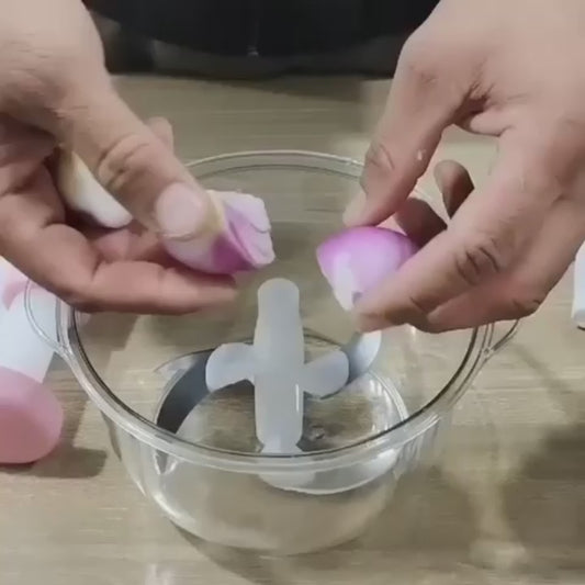 1.5L Manual Food Chopper – Speedy Hand Press Vegetable & Fruit Cutter