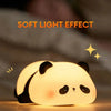 Rechargeable Panda Night Lamp – Cute Soft Silicone Panda Light for Bedroom, Kids Room & Home Decoration - QuackCartHome Decor